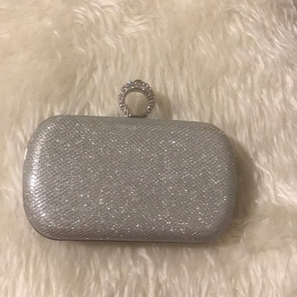 Sparkle small silver bag